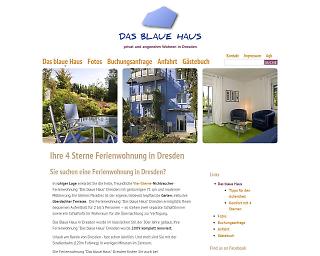 Screenshot www.dresden-blaues-haus.de - Copyright welt-gestalten.de